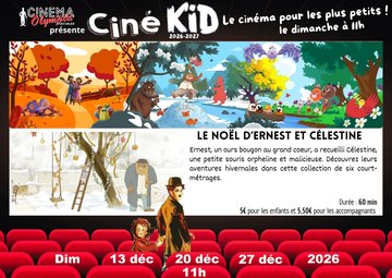 Ciné Kid - le Noel d'Ernest et Célestine