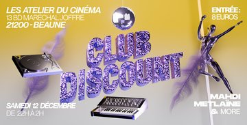 Club Discount aux Ateliers du Cinéma