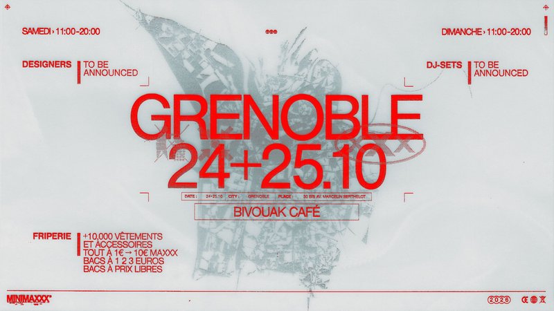 [GRENOBLE] FRIPERIE + DJ-SETS + DESIGNERS