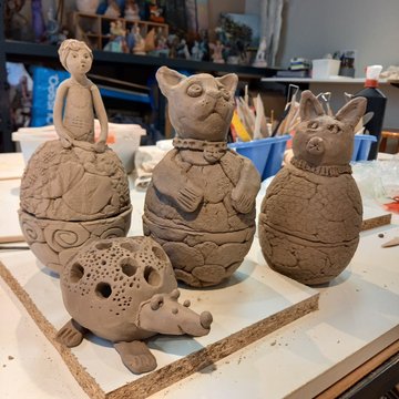 STAGE SCULPTURE TERRE pour enfants - 19 octobre et 20 octobre matin