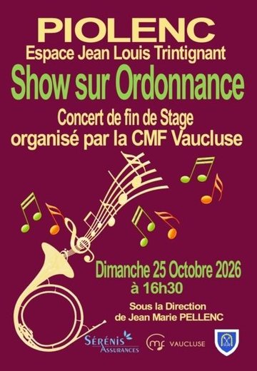 [Reprogrammé] Concert Show sur Ordonnance