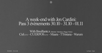 A week-end with Jen Cardini : Pass 3 événements