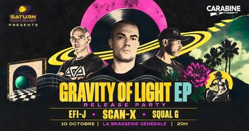 SATURN - RELEASE PARTY • SCAN-X • EFI-J • SQUAL-G • CARABINE