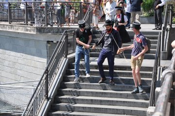 Balades théâtralisées - D'une rive à l'autre
(parcours traditionnel - 10 ème saison)