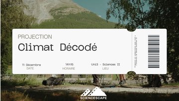 Projection de "Climat Décodé" pour Uni3