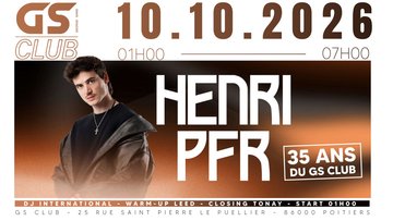 HENRI PFR - 35 ans du GS Club
