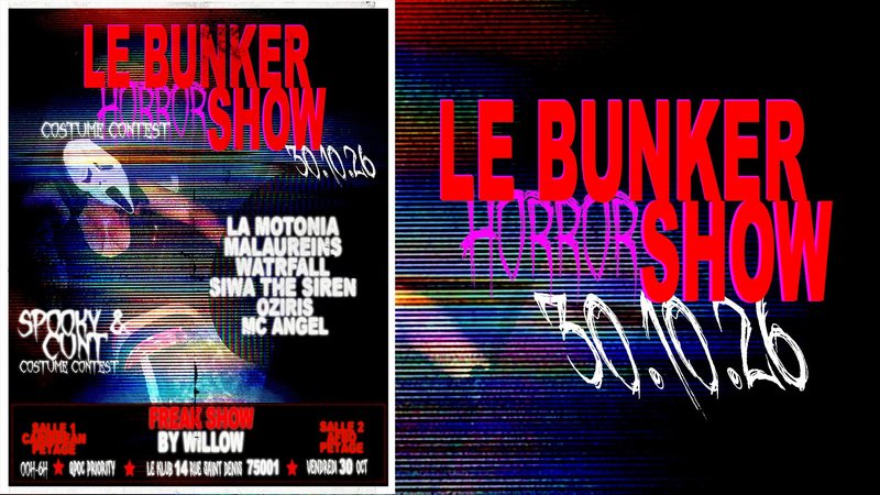 LE BUNKER HORROR SHOW