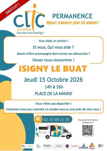 Permanence de l’Espace Ressource pour les Aidants (Aidant Bus)