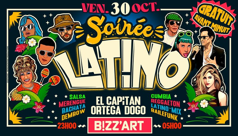 SOIREE LATINO X CANAL SAINT MARTIN 30.10.26