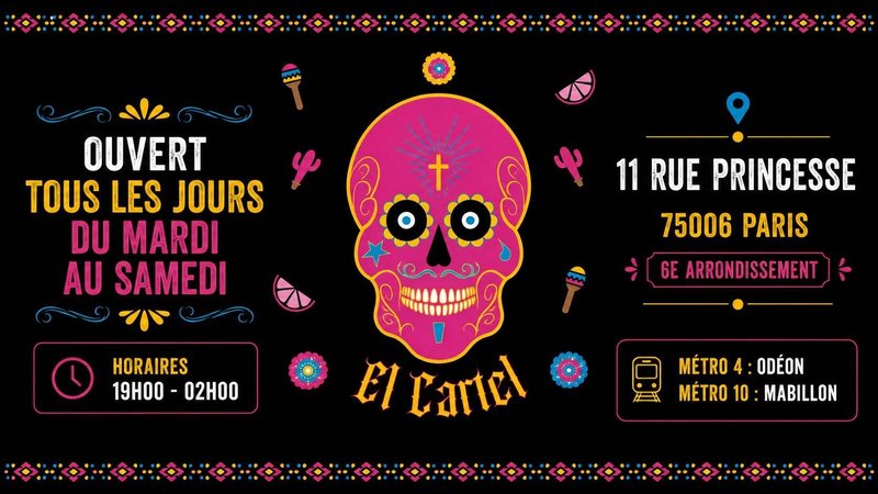 EL CARTEL - BAR LATINO - VENDREDI 09 OCTOBRE 2026