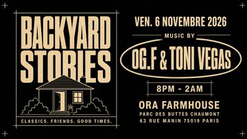 Backyard Stories - Vendredi 6 novembre