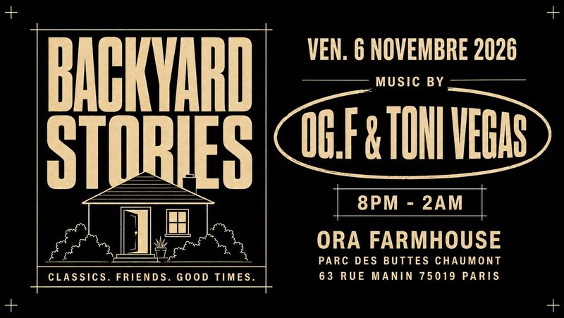 Backyard Stories - Vendredi 6 novembre