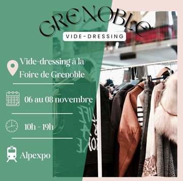 Vide-dressing à la Foire de Grenoble