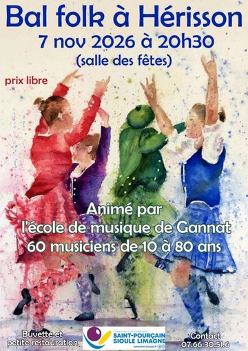Bal Folk - Hérisson - 7 novembre 2026
