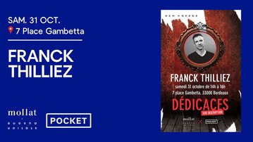 SUR INSCRIPTION - Dédicace de Franck Thilliez
