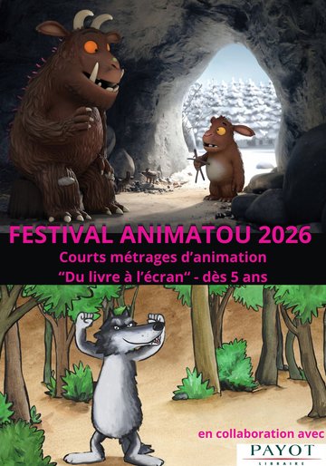 Courts métrages "Du livre à l'écran" pour les enfants dès 5 ans