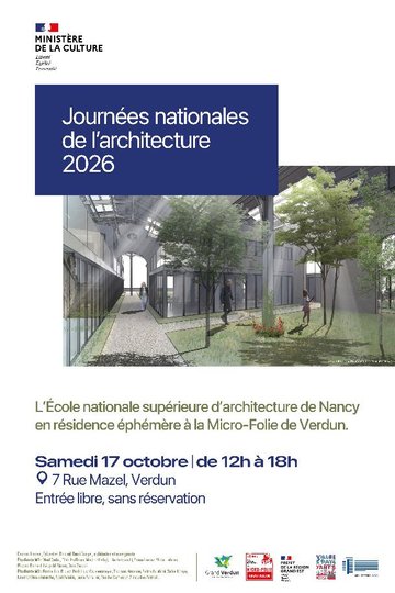 L’École nationale supérieure d’architecture de Nancy en résidence éphémère à la Micro-Folie de Verdun