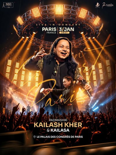 Kailash Kher & Kailasa live in Paris