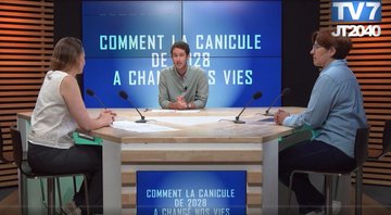 « BORDEAUX 2040 - COMMENT LA SUPER CANICULE DE 2028 A CHANGÉ NOS VIES ? »  AVEC LE COLLECTIF DE LA CONVENTION CITOYENNE  SUR LE CLIMAT DE BORDEAUX