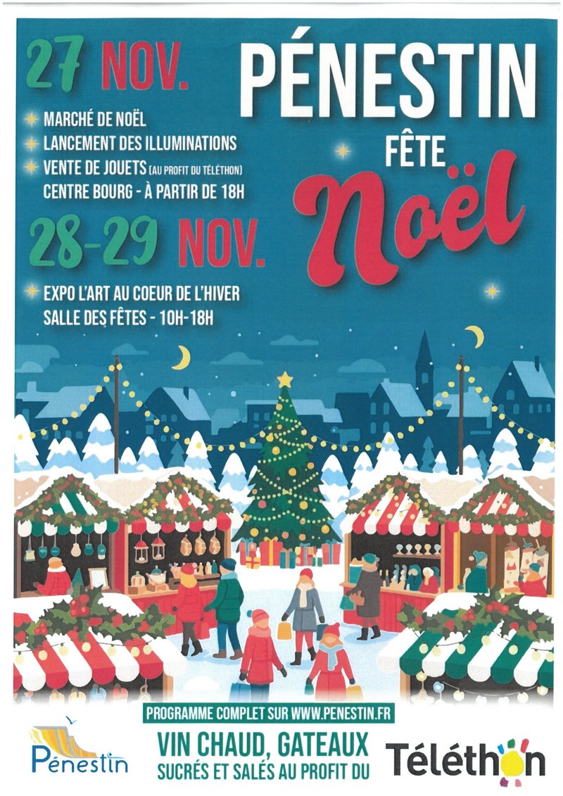Marché de Noël et lancement des illuminations