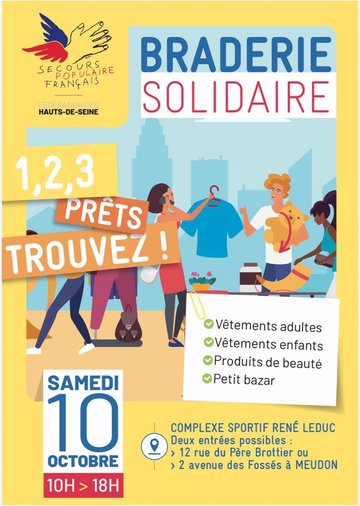 Braderie annuelle solidaire du Secours Populaire