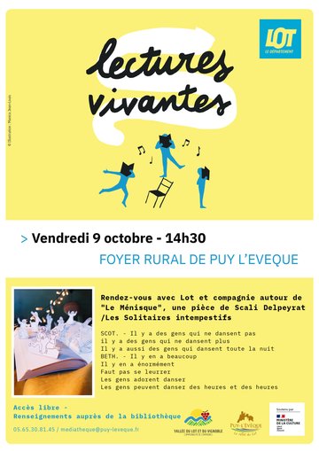 Lectures vivantes - Bal à Lire « Le Menisque »