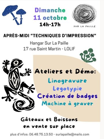 Ateliers "linogravure et techniques d'impression"
