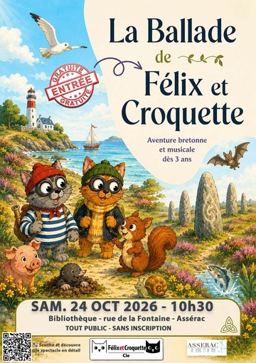 Spectacle : La ballade de Félix & Croquette