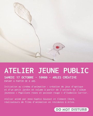 Initiation au cinéma d’animation
