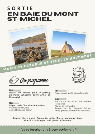 Sortie en baie du Mont-Saint-Michel