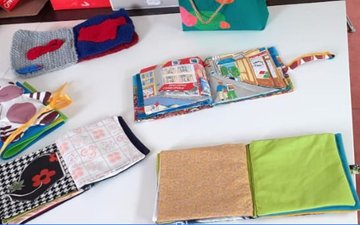 Atelier Couture - Fabrication de livres en tissus