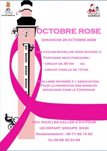 Balade vélo - Octobre Rose