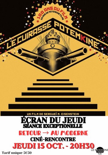 Ecran du Jeudi : Le Cuirassé Potemkine