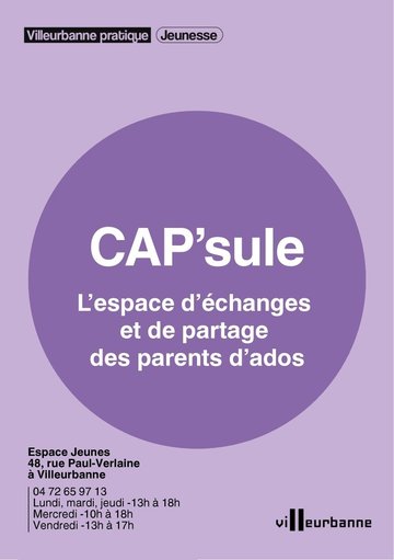 CAP'sule : le temps ressources des parents d'ados