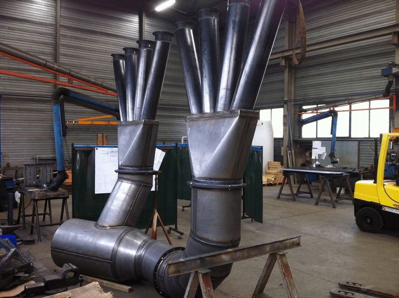 Chaudronnerie Industrielle - Fabrication d’un distributeur / cintrage pièces