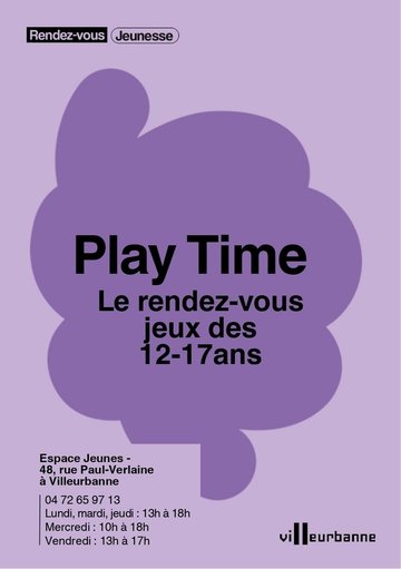 Play Time, la soirée jeux des 12-17 ans : Soirée Loup-Garou