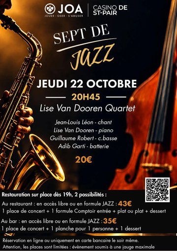 Concert de Jazz : Lise Van Dooren