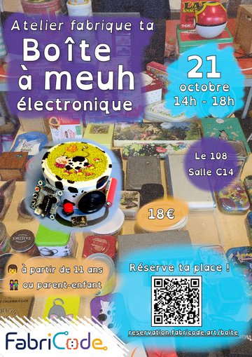Atelier fabrique ta boîte à meuh électronique !