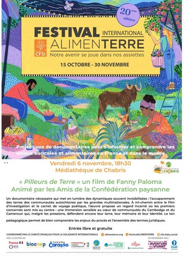 Projection du documentaire "Pilleurs de Terre" de Fanny Paloma - Festival Alimenterre