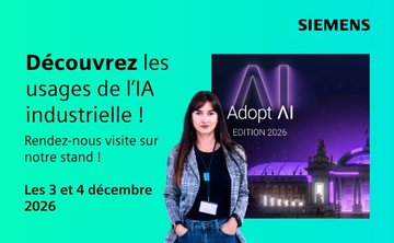 Adopt AI 2026 - découvrez l'IA Siemens au service de l'industrie du futur