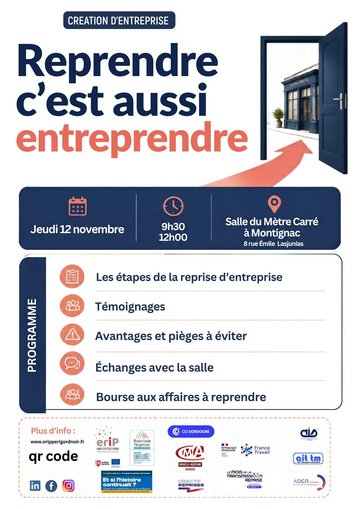 REPRENDRE C'EST AUSSI ENTREPRENDRE