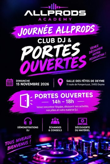 Journée Portes Ouvertes - Club DJ