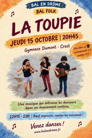 BAL FOLK - La Toupie en live à Crest