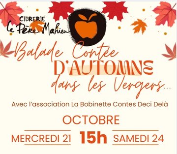 Balade contée d'automne dans les vergers