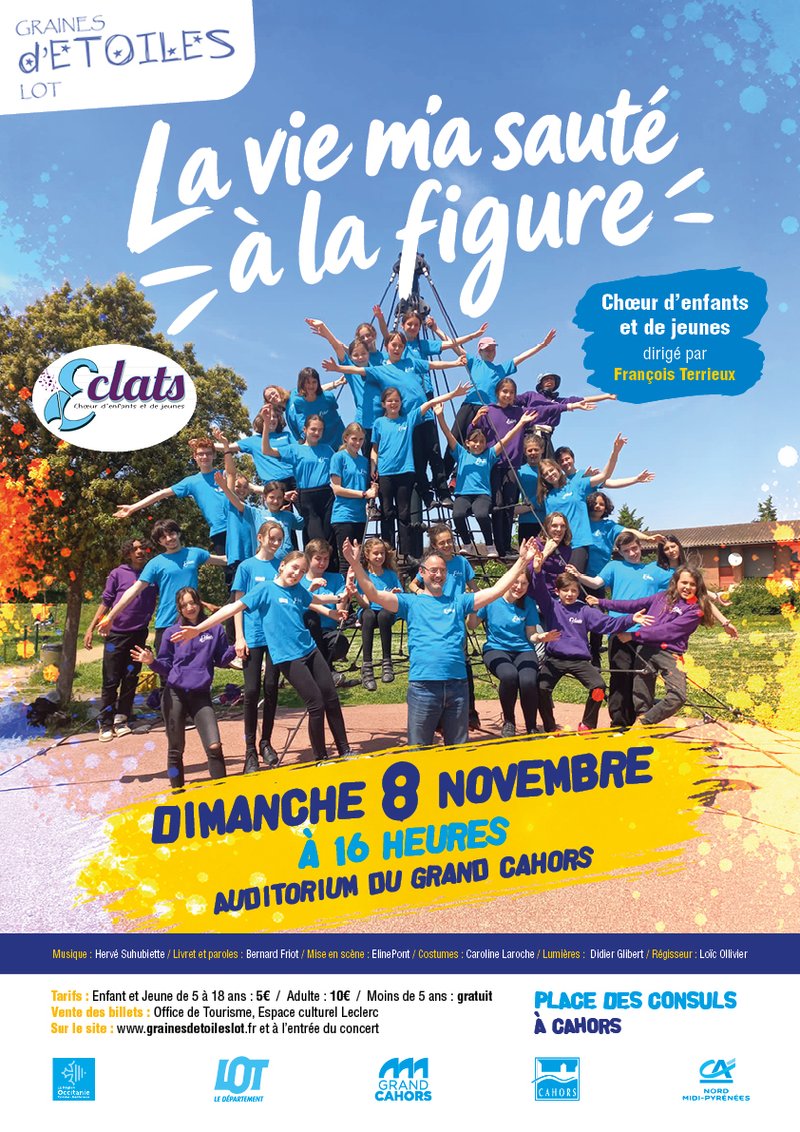 Concert  Graines d'Etoiles : "La vie m'a sauté à la figure"