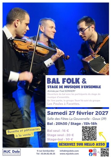 Bal folk & stage de musique d'ensemble