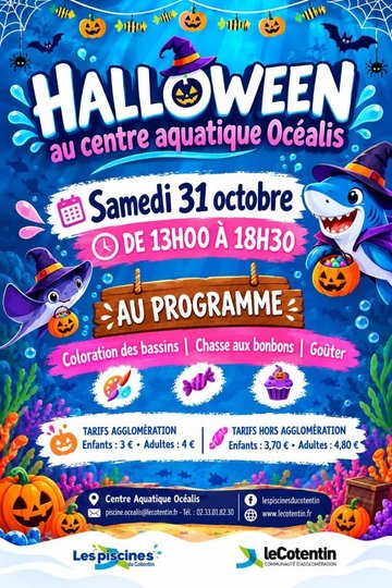 Halloween au centre aquatique Océalis