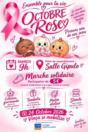 OCTOBRE ROSE : MARCHE SOLIDAIRE
