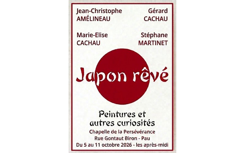 Exposition: Gérard Cachau - "JAPON rêvé - peintures et autres curiosités"