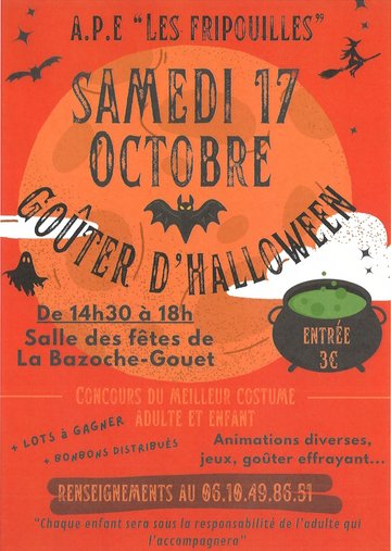 Goûter et animations d'Halloween